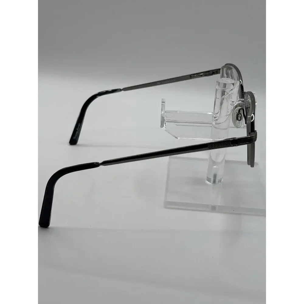 Van Heusen Jude Gun 55-19-145 Rectangular Eyeglass Frames Metal